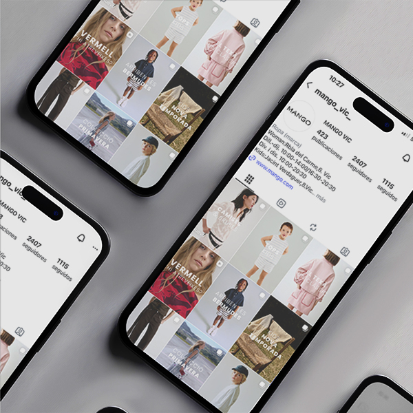 Smartphone amb pantalla d'Instagram